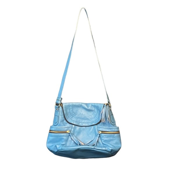 MAXX New York Handbag Blue Purse - Picture 2 of 8